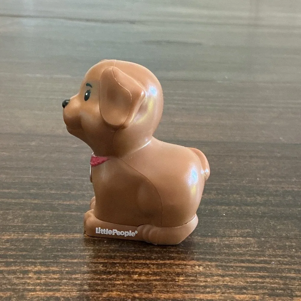 Fisher‎ Price Little People: Rare!! Brown Dog. Barbie Collection 2023
